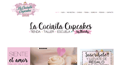 Desktop Screenshot of lacocinitacupcakes.com